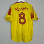 Shop 2006/07 LIVERPOOL GERRARD #8 AWAY SHIRT (L) ADIDAS, classic football shirts, vintage football shirts & retro soccer jerseys at Cult Kits