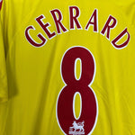 Shop 2006/07 LIVERPOOL GERRARD #8 AWAY SHIRT (L) ADIDAS, classic football shirts, vintage football shirts & retro soccer jerseys at Cult Kits