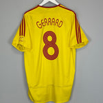 Shop 2006/07 LIVERPOOL GERRARD #8 AWAY SHIRT (L) ADIDAS, classic football shirts, vintage football shirts & retro soccer jerseys at Cult Kits