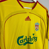 Shop 2006/07 LIVERPOOL GERRARD #8 C/L AWAY SHIRT (L) ADIDAS, classic football shirts, vintage football shirts & retro soccer jerseys at Cult Kits