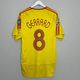 Shop 2006/07 LIVERPOOL GERRARD #8 C/L AWAY SHIRT (L) ADIDAS, classic football shirts, vintage football shirts & retro soccer jerseys at Cult Kits