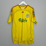 Shop 2006/07 LIVERPOOL GERRARD #8 C/L AWAY SHIRT (L) ADIDAS, classic football shirts, vintage football shirts & retro soccer jerseys at Cult Kits