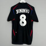 Shop 2006/07 LYON JUNINHO #8 THIRD SHIRT (M) UMBRO, classic football shirts, vintage football shirts & retro soccer jerseys at Cult Kits