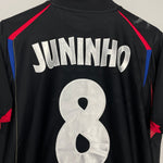 Shop 2006/07 LYON JUNINHO #8 THIRD SHIRT (M) UMBRO, classic football shirts, vintage football shirts & retro soccer jerseys at Cult Kits