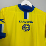 Shop 2006/07 MACCABI TEL AVIV *CENTENARY* HOME SHIRT (M) DIADORA, classic football shirts, vintage football shirts & retro soccer jerseys at Cult Kits