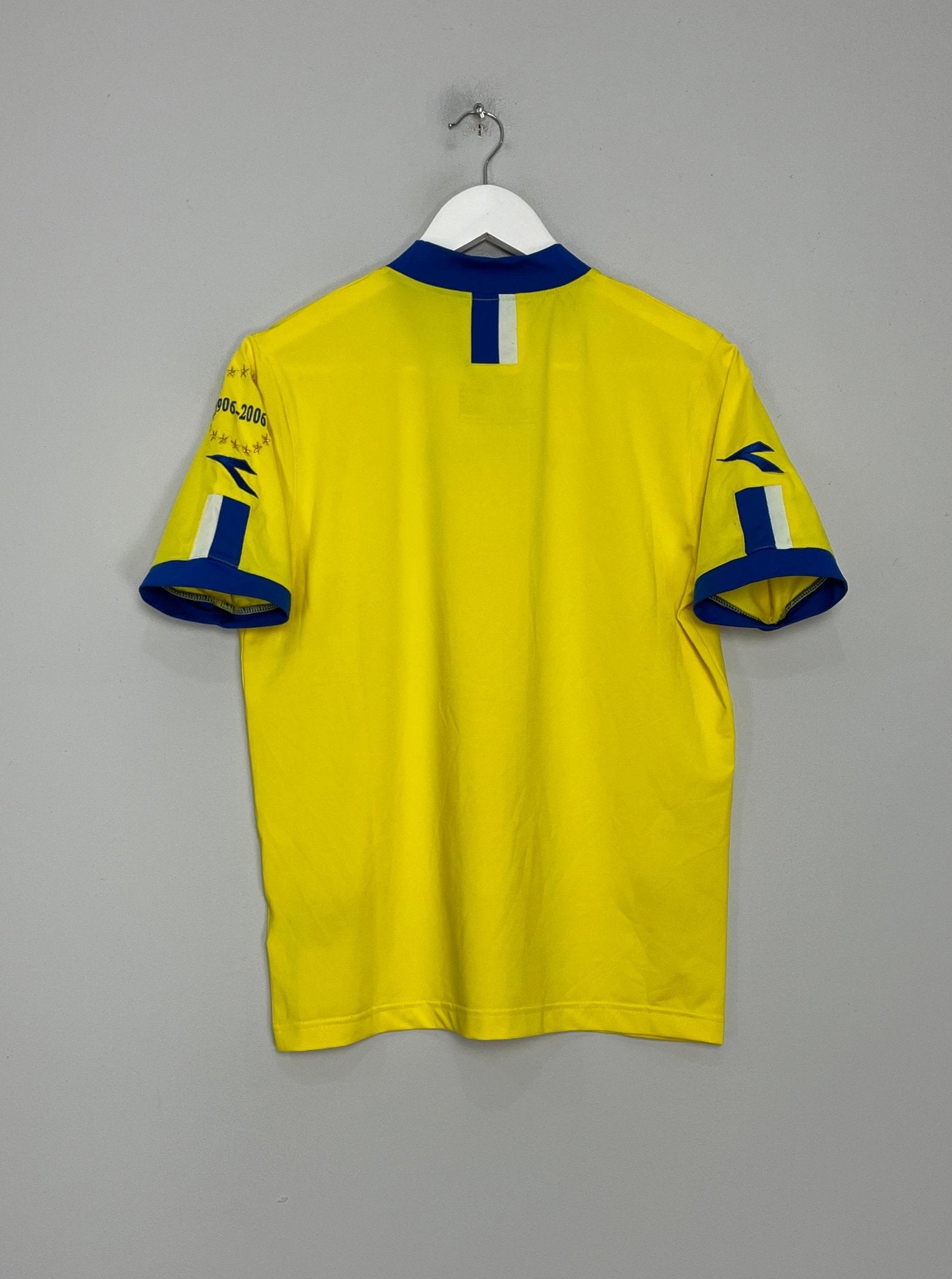 Shop 2006/07 MACCABI TEL AVIV *CENTENARY* HOME SHIRT (M) DIADORA, classic football shirts, vintage football shirts & retro soccer jerseys at Cult Kits