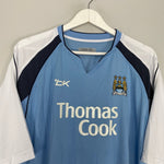 Shop 2006/07 MANCHESTER CITY RICHARDS #2 HOME SHIRT (XXL) REEBOK, classic football shirts, vintage football shirts & retro soccer jerseys at Cult Kits