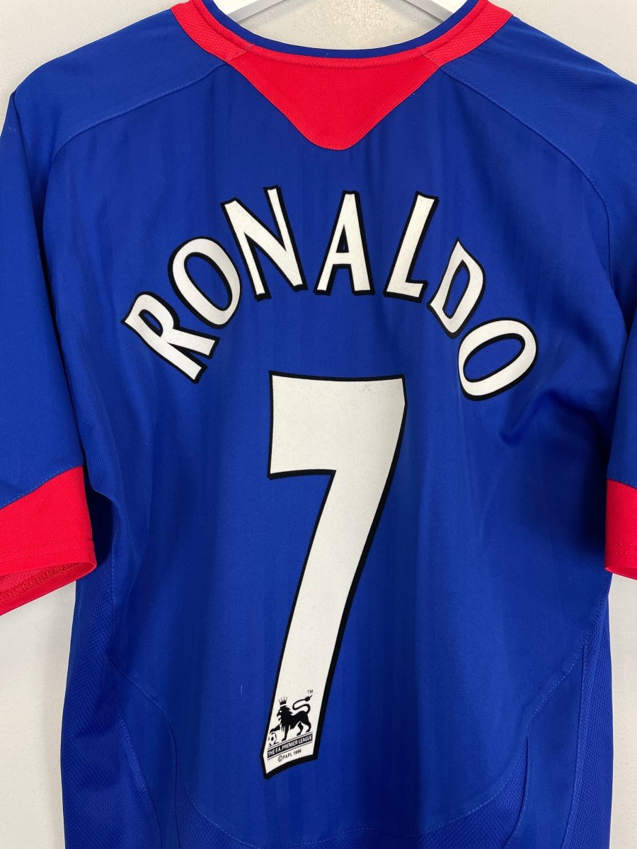 2006/07 MANCHESTER UNITED RONALDO 7 AWAY SHIRT (L) NIKE - Cult Kits - Large - Buy Vintage Football Shirts, Authentic Retro Football Shirts For Sale, Classic Football Shirts & Soccer Jersey