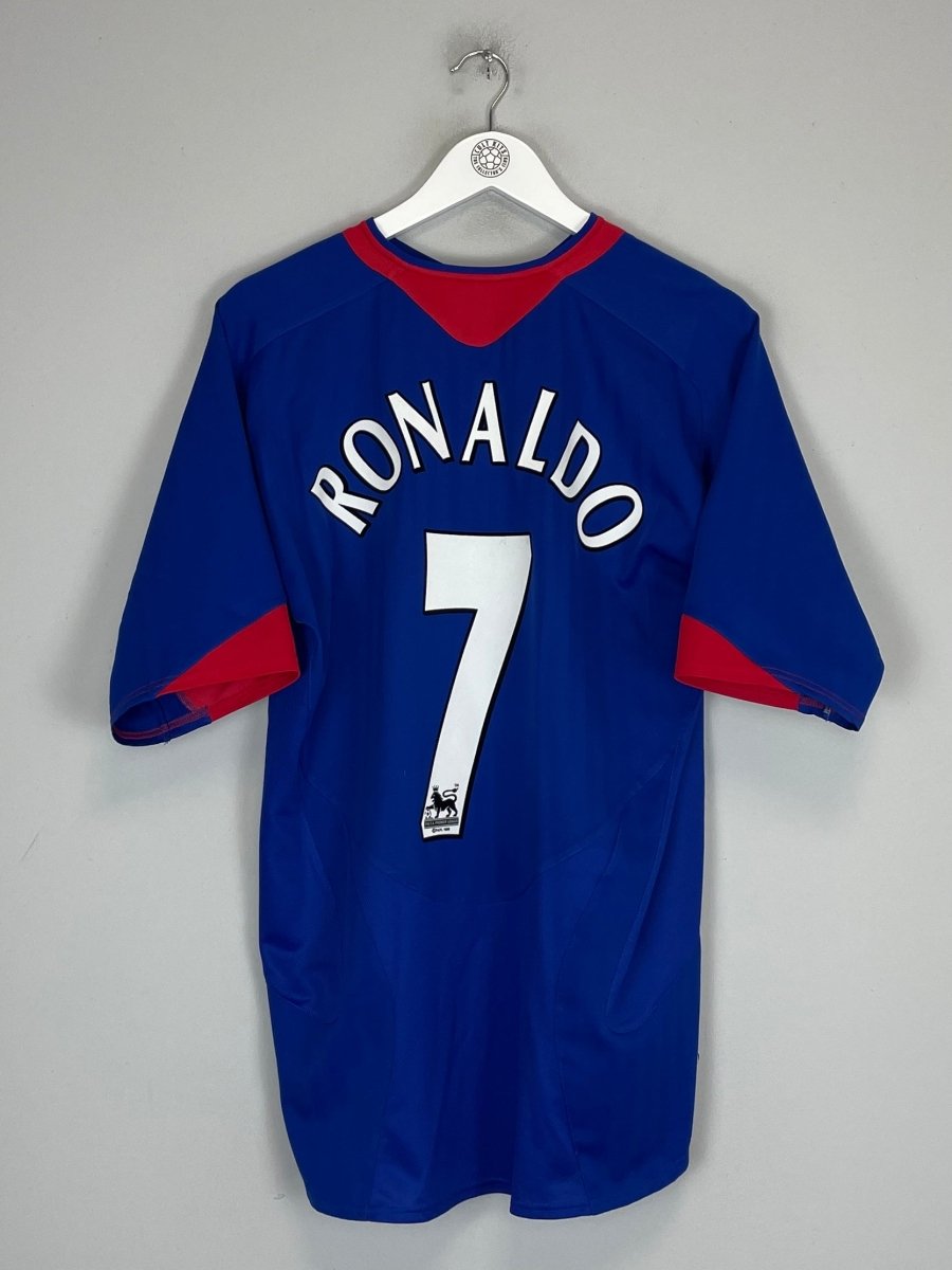 2006/07 MANCHESTER UNITED RONALDO 7 AWAY SHIRT (L) NIKE - Cult Kits - Large - Buy Vintage Football Shirts, Authentic Retro Football Shirts For Sale, Classic Football Shirts & Soccer Jersey