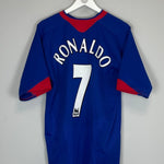 2006/07 MANCHESTER UNITED RONALDO 7 AWAY SHIRT (L) NIKE - Cult Kits - Large - Buy Vintage Football Shirts, Authentic Retro Football Shirts For Sale, Classic Football Shirts & Soccer Jersey