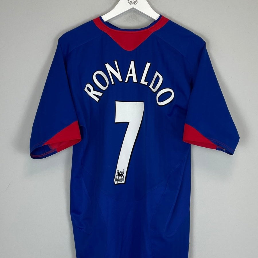 2006/07 MANCHESTER UNITED RONALDO 7 AWAY SHIRT (L) NIKE - Cult Kits - Large - Buy Vintage Football Shirts, Authentic Retro Football Shirts For Sale, Classic Football Shirts & Soccer Jersey