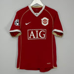 Shop 2006/07 MANCHESTER UNITED RONALDO #7 C/L HOME SHIRT (S) NIKE, classic football shirts, vintage football shirts & retro soccer jerseys at Cult Kits