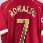 Shop 2006/07 MANCHESTER UNITED RONALDO #7 C/L HOME SHIRT (XL) NIKE, classic football shirts, vintage football shirts & retro soccer jerseys at Cult Kits