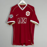 Shop 2006/07 MANCHESTER UNITED RONALDO #7 C/L HOME SHIRT (XL) NIKE, classic football shirts, vintage football shirts & retro soccer jerseys at Cult Kits