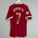 Shop 2006/07 MANCHESTER UNITED RONALDO #7 C/L HOME SHIRT (XL) NIKE, classic football shirts, vintage football shirts & retro soccer jerseys at Cult Kits