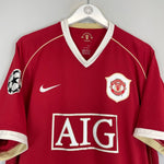 2006/07 MANCHESTER UNITED RONALDO 7 C/L HOME SHIRT (XXL) NIKE - Cult Kits - XXL - Buy Vintage Football Shirts, Authentic Retro Football Shirts For Sale, Classic Football Shirts & Soccer Jersey