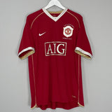 Shop 2006/07 MANCHESTER UNITED RONALDO #7 FA CUP FINAL SHIRT (XL) NIKE, classic football shirts, vintage football shirts & retro soccer jerseys at Cult Kits