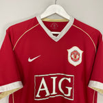 Shop 2006/07 MANCHESTER UNITED RONALDO #7 HOME SHIRT (L) NIKE, classic football shirts, vintage football shirts & retro soccer jerseys at Cult Kits