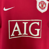 Shop 2006/07 MANCHESTER UNITED RONALDO #7 HOME SHIRT (M) NIKE, classic football shirts, vintage football shirts & retro soccer jerseys at Cult Kits