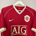 Shop 2006/07 MANCHESTER UNITED RONALDO #7 HOME SHIRT (M) NIKE, classic football shirts, vintage football shirts & retro soccer jerseys at Cult Kits