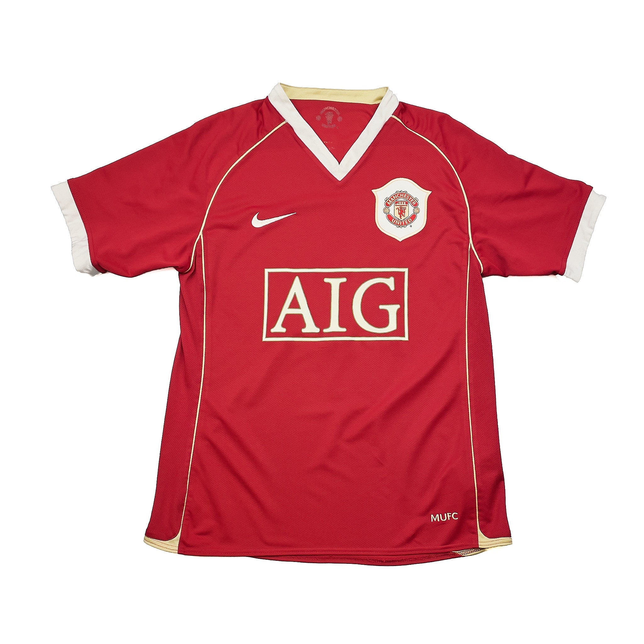 Buy 2006/07 Manchester United Ronaldo 7 Home Shirt (S) Nike ~ Free worldwide shipping ~ Authentic Vintage Football Shirts from Cult Kits