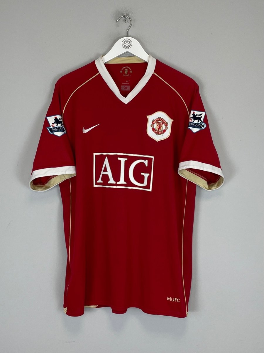2006/07 MANCHESTER UNITED RONALDO 7 HOME SHIRT (XL) NIKE - Cult Kits - XL - Buy Vintage Football Shirts, Authentic Retro Football Shirts For Sale, Classic Football Shirts & Soccer Jersey