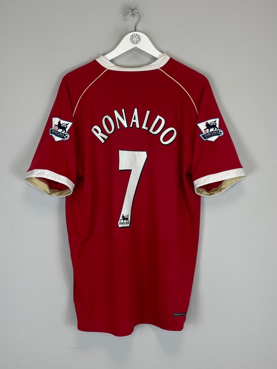2006/07 MANCHESTER UNITED RONALDO 7 HOME SHIRT (XL) NIKE - Cult Kits - XL - Buy Vintage Football Shirts, Authentic Retro Football Shirts For Sale, Classic Football Shirts & Soccer Jersey