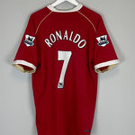 2006/07 MANCHESTER UNITED RONALDO 7 HOME SHIRT (XL) NIKE - Cult Kits - XL - Buy Vintage Football Shirts, Authentic Retro Football Shirts For Sale, Classic Football Shirts & Soccer Jersey