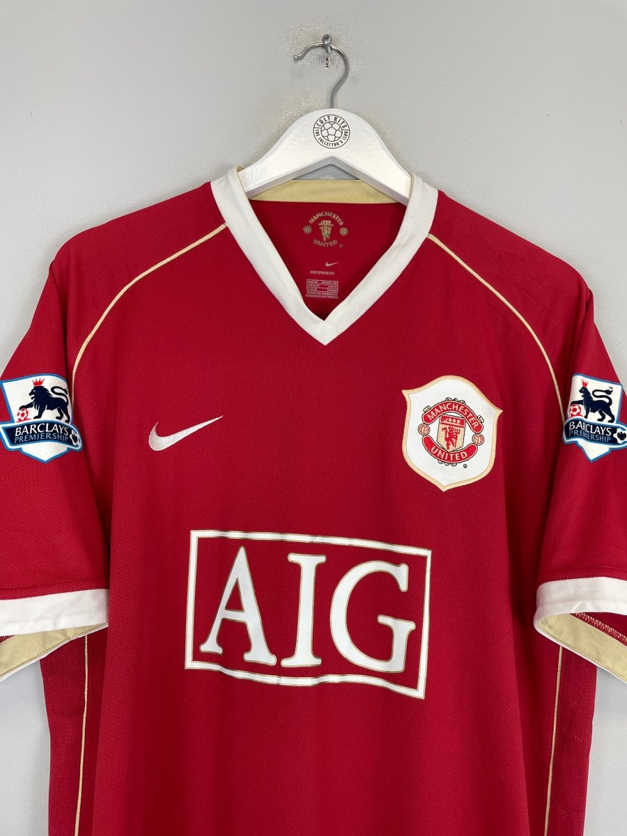 2006/07 MANCHESTER UNITED RONALDO 7 HOME SHIRT (XL) NIKE - Cult Kits - XL - Buy Vintage Football Shirts, Authentic Retro Football Shirts For Sale, Classic Football Shirts & Soccer Jersey