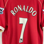 2006/07 MANCHESTER UNITED RONALDO 7 HOME SHIRT (XL) NIKE - Cult Kits - XL - Buy Vintage Football Shirts, Authentic Retro Football Shirts For Sale, Classic Football Shirts & Soccer Jersey