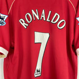 2006/07 MANCHESTER UNITED RONALDO 7 HOME SHIRT (XL) NIKE - Cult Kits - XL - Buy Vintage Football Shirts, Authentic Retro Football Shirts For Sale, Classic Football Shirts & Soccer Jersey