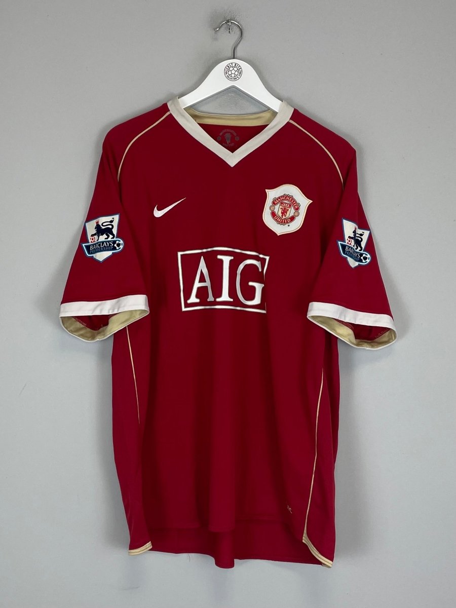 2006/07 MANCHESTER UNITED ROONEY 8 HOME SHIRT (XXL) NIKE - Cult Kits - XXL - Buy Vintage Football Shirts, Authentic Retro Football Shirts For Sale, Classic Football Shirts & Soccer Jersey