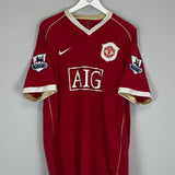 2006/07 MANCHESTER UNITED ROONEY 8 HOME SHIRT (XXL) NIKE - Cult Kits - XXL - Buy Vintage Football Shirts, Authentic Retro Football Shirts For Sale, Classic Football Shirts & Soccer Jersey