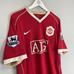 2006/07 MANCHESTER UNITED ROONEY 8 HOME SHIRT (XXL) NIKE - Cult Kits - XXL - Buy Vintage Football Shirts, Authentic Retro Football Shirts For Sale, Classic Football Shirts & Soccer Jersey