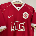 Shop 2006/07 MANCHESTER UNITED SAHA #9 HOME SHIRT (L) NIKE, classic football shirts, vintage football shirts & retro soccer jerseys at Cult Kits