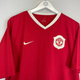 2006/07 MANCHESTER UNITED TRAINING SHIRT (L) NIKE - Cult Kits - Large - Buy Vintage Football Shirts, Authentic Retro Football Shirts For Sale, Classic Football Shirts & Soccer Jersey