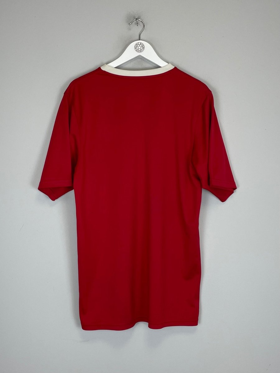 2006/07 MANCHESTER UNITED TRAINING SHIRT (L) NIKE - Cult Kits - Large - Buy Vintage Football Shirts, Authentic Retro Football Shirts For Sale, Classic Football Shirts & Soccer Jersey