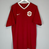 2006/07 MANCHESTER UNITED TRAINING SHIRT (L) NIKE - Cult Kits - Large - Buy Vintage Football Shirts, Authentic Retro Football Shirts For Sale, Classic Football Shirts & Soccer Jersey