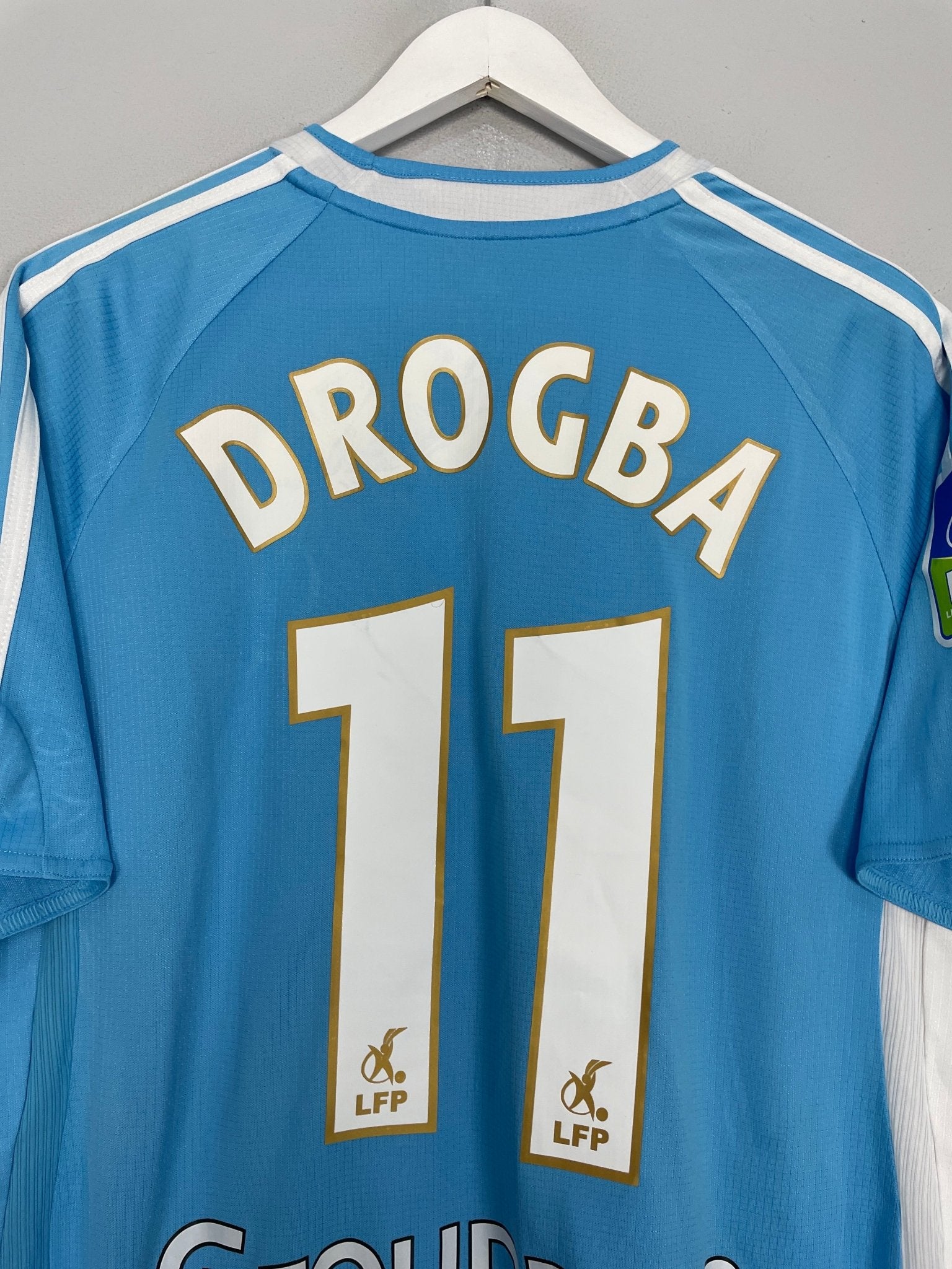 Shop 2006/07 MARSEILLE DROGBA #11 AWAY SHIRT (L) ADIDAS, classic football shirts, vintage football shirts & retro soccer jerseys at Cult Kits