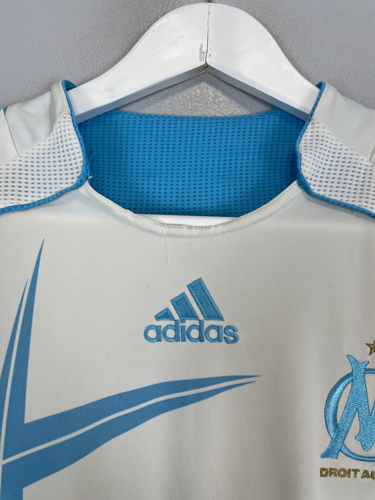 Shop 2006/07 MARSEILLE HOME SHIRT (M) ADIDAS, classic football shirts, vintage football shirts & retro soccer jerseys at Cult Kits