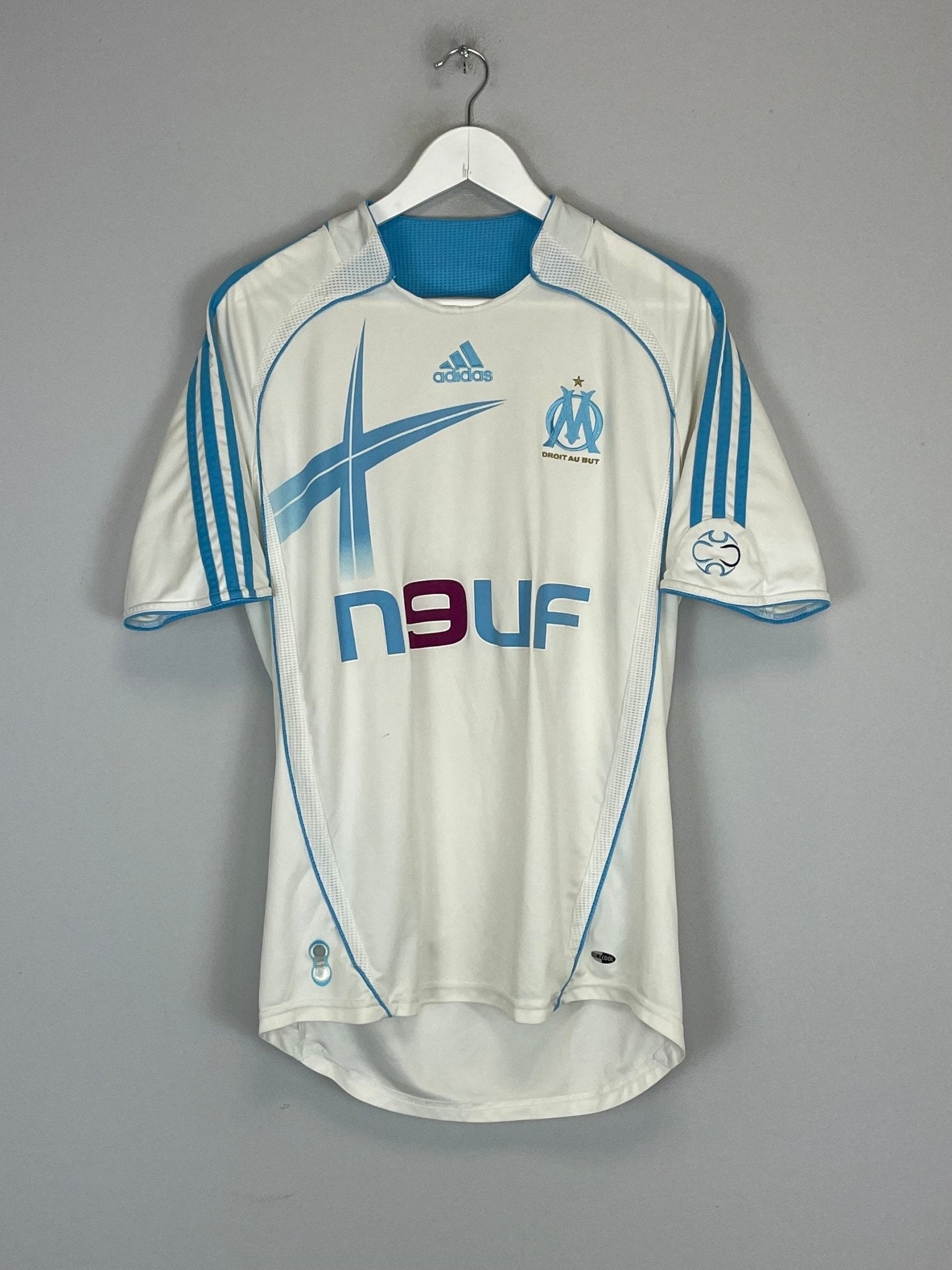 Shop 2006/07 MARSEILLE HOME SHIRT (M) ADIDAS, classic football shirts, vintage football shirts & retro soccer jerseys at Cult Kits