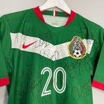 Shop 2006/07 MEXICO #20 *BNWT* SQUAD SIGNED SHIRT (M) NIKE, classic football shirts, vintage football shirts & retro soccer jerseys at Cult Kits