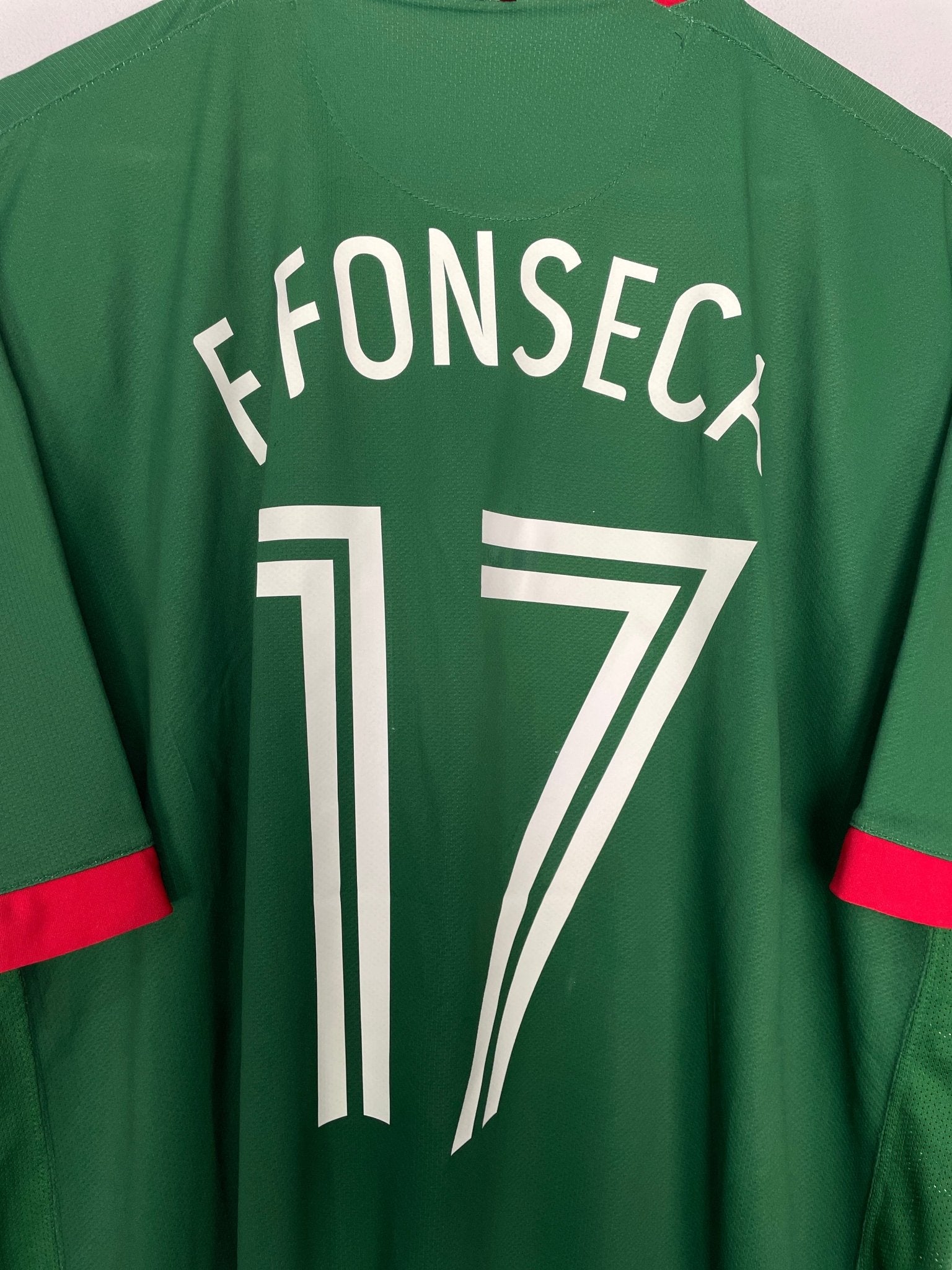 Shop 2006/07 MEXICO F.FONSECA #17 HOME SHIRT (XXL) NIKE, classic football shirts, vintage football shirts & retro soccer jerseys at Cult Kits