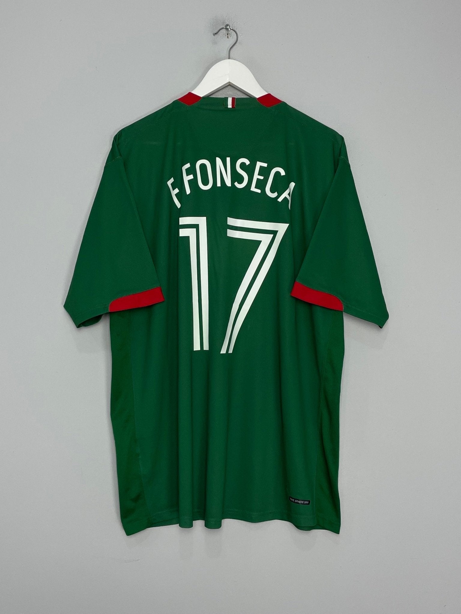 Shop 2006/07 MEXICO F.FONSECA #17 HOME SHIRT (XXL) NIKE, classic football shirts, vintage football shirts & retro soccer jerseys at Cult Kits