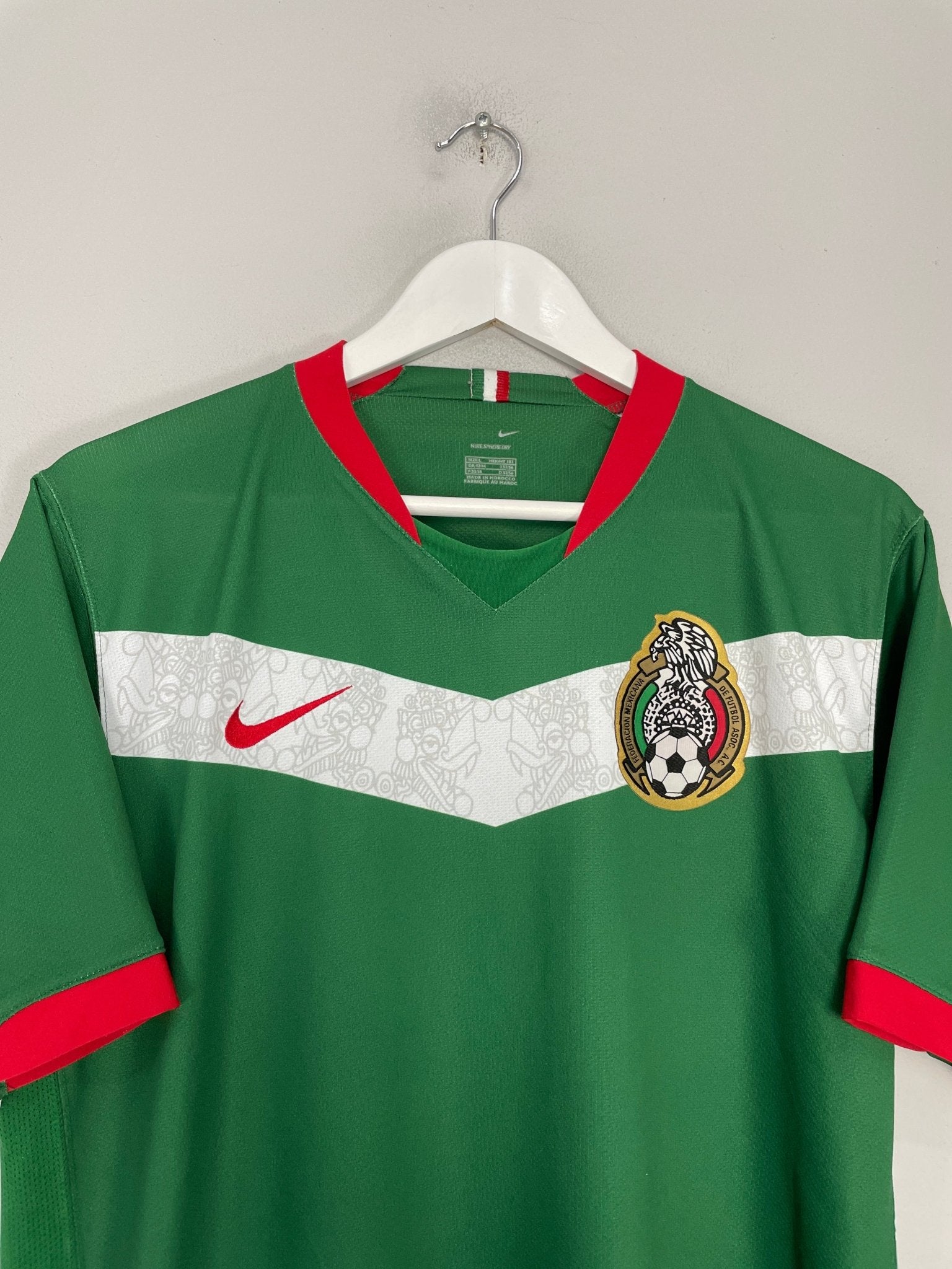 Shop 2006/07 MEXICO HOME SHIRT (L) NIKE, classic football shirts, vintage football shirts & retro soccer jerseys at Cult Kits