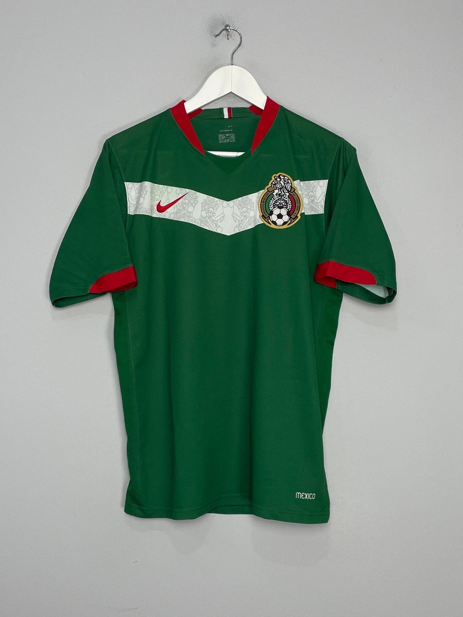 Shop 2006/07 MEXICO HOME SHIRT (M) NIKE, classic football shirts, vintage football shirts & retro soccer jerseys at Cult Kits