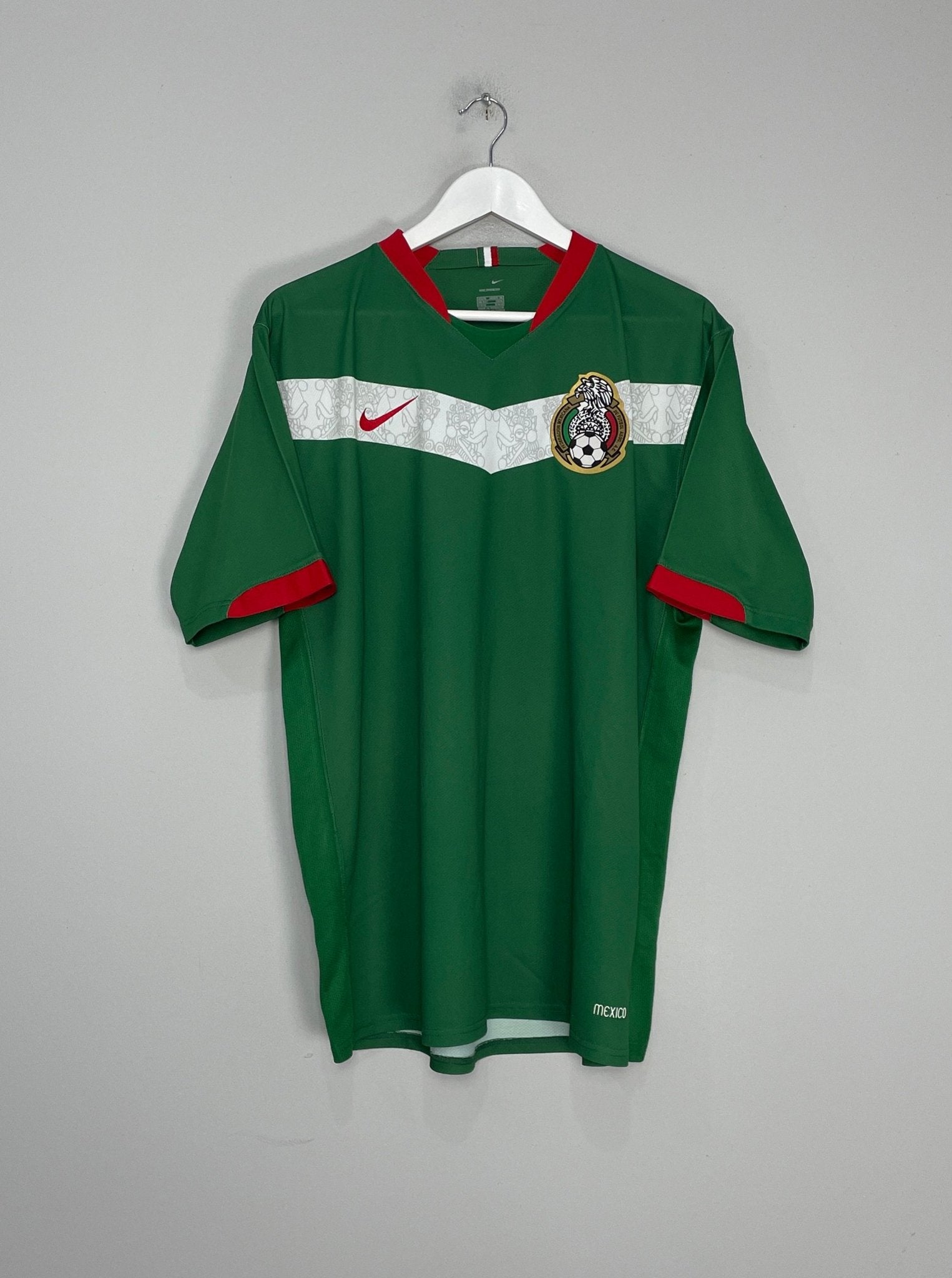 Shop 2006/07 MEXICO HOME SHIRT (XL) NIKE, classic football shirts, vintage football shirts & retro soccer jerseys at Cult Kits