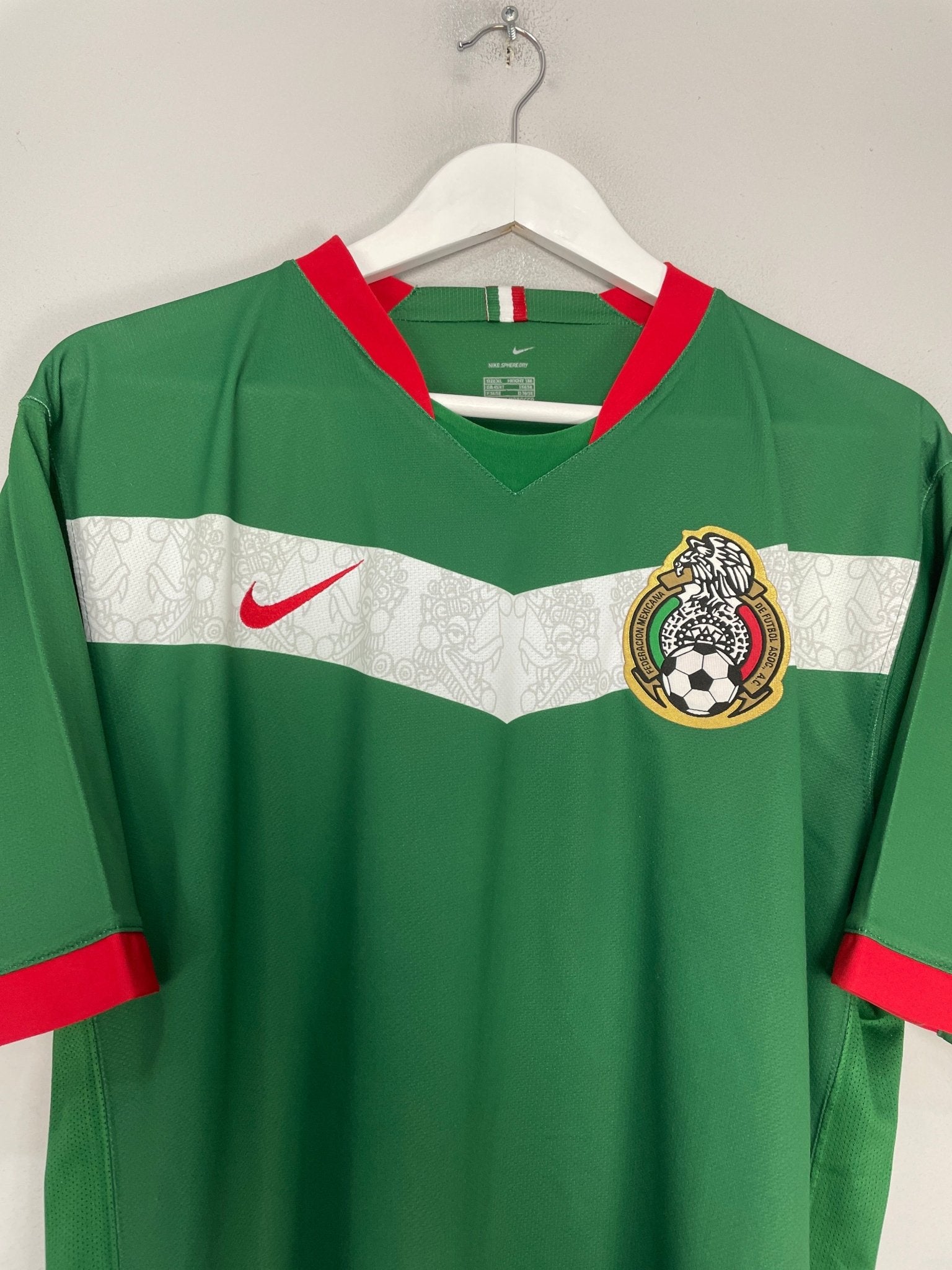 Shop 2006/07 MEXICO HOME SHIRT (XL) NIKE, classic football shirts, vintage football shirts & retro soccer jerseys at Cult Kits