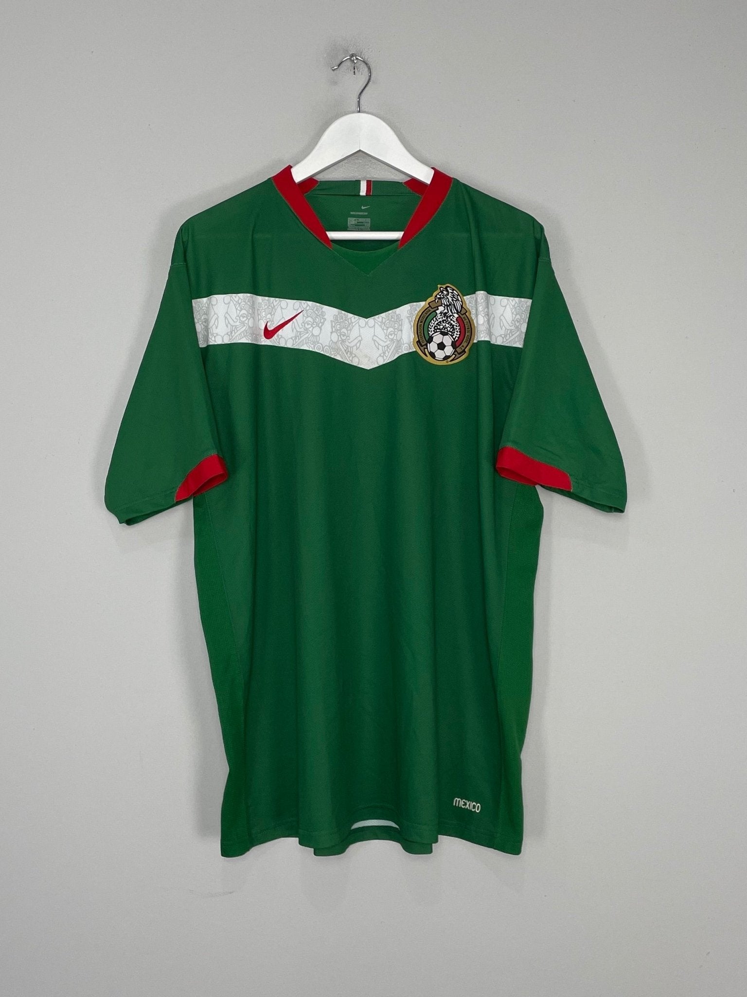Shop 2006/07 MEXICO HOME SHIRT (XL) NIKE, classic football shirts, vintage football shirts & retro soccer jerseys at Cult Kits