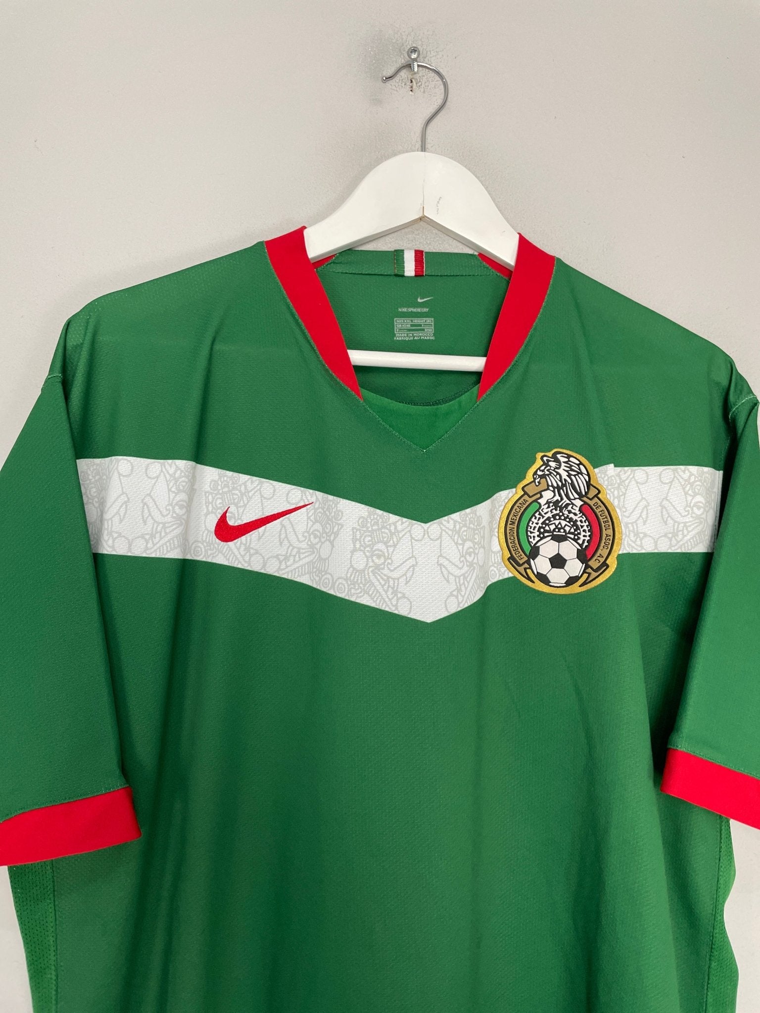 Shop 2006/07 MEXICO HOME SHIRT (XXL) NIKE, classic football shirts, vintage football shirts & retro soccer jerseys at Cult Kits